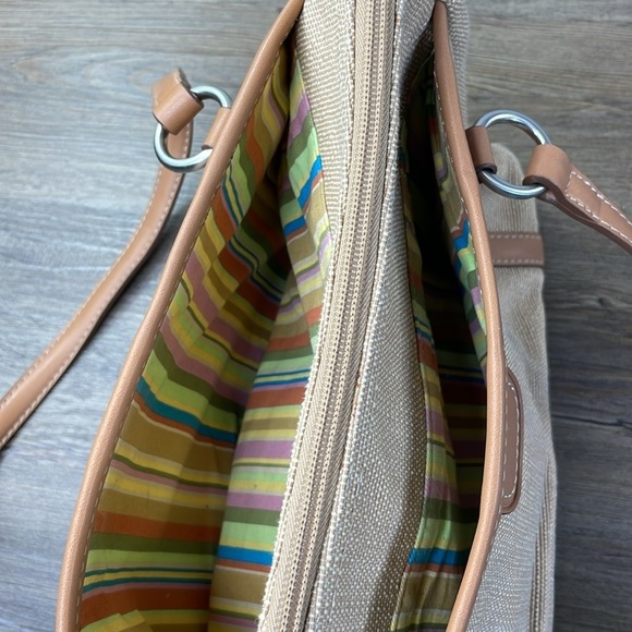 Fossil Beige and Brown Shoulder Bag - Picture 9 of 9